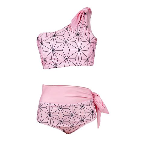 Demon Slayer Tanjiro Nezuko Bikini Swimsuit Kimetsu No Yaiba Cosplay Desertcart Cayman Islands