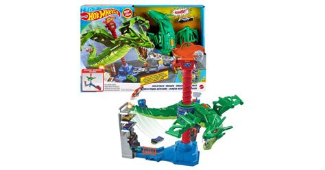 Hot Wheels City Tor Samochodowy Atak Smoka