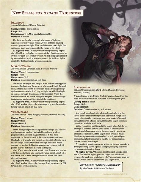 Arcane Trickster Spells Rpgbot : A Highly Regarded Expert's Guide To The Arcane Trickster ...