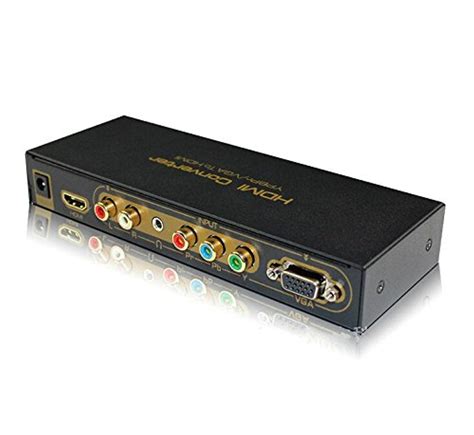 DOUBLETHREE HDMI Digital Audio Switcher Conventer with L/R, VGA, YPbPr ...
