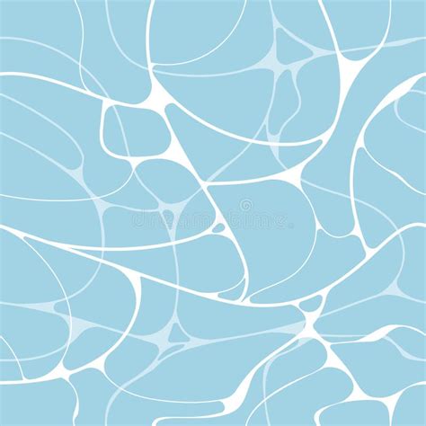 Azure Shining Water Surface Seamless Pattern Stock Illustrations