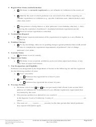 County Of San Joaquin California Petition To Terminate Sex Offender