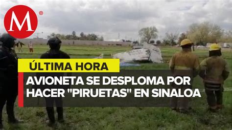 Avioneta Se Desploma En Sinaloa Y Deja 3 Muertos Vídeo Dailymotion