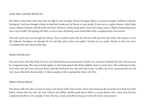 Chef's COOKBOOK | Food & Wine Cheat Sheet | PDF
