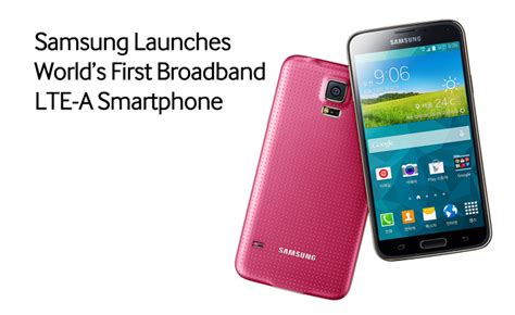 Samsung Launches World’s First Broadband LTE-A Smartphone – Samsung ...