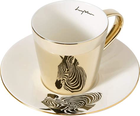 [ES] Luycho taza de espejo y platillo redondeados 330ml : Amazon.es ...