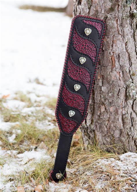 BDSM Jumbo Deluxe Leather Paddle Bdsm Sex Toys Fetish Toys Etsy