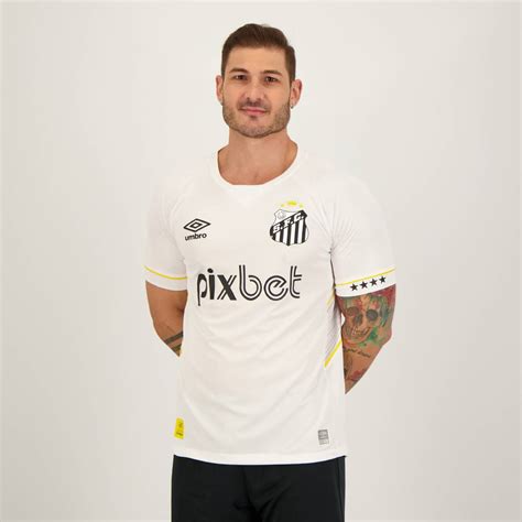 Umbro Santos Home 2023 Authentic Jersey - Futfanatics