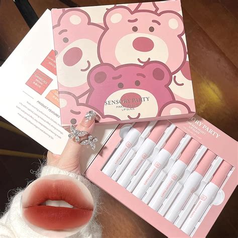 Mrettick 6 Farben Liquid Lip Gloss Set Velvet Matte Nude Langlebige Wasserdichte Antihaft Tasse