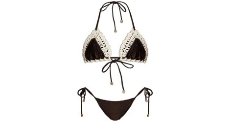 Zimmermann Strap Bikini Set In Black Lyst