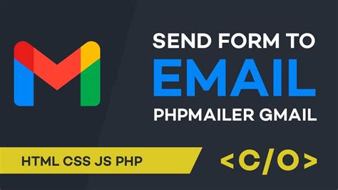 SEND HTML FORM To EMAIL Using PHPMailer And GMAIL SMTP Server HTML