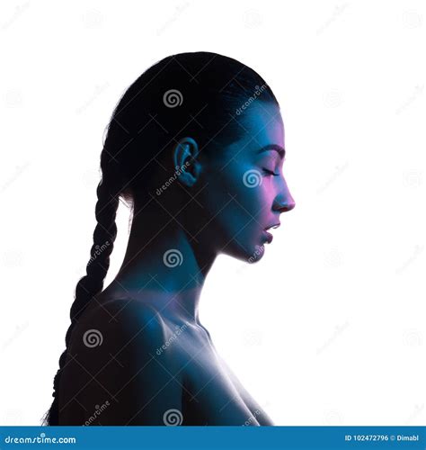 Fashion Art Studio Photo Of Elegant Naked Lady Stock Photo Image Of Breast Body