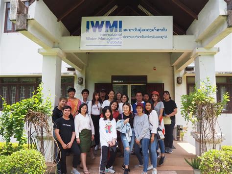 Students From The Thammasat University Visit Iwmi Office In Laos Iwmi