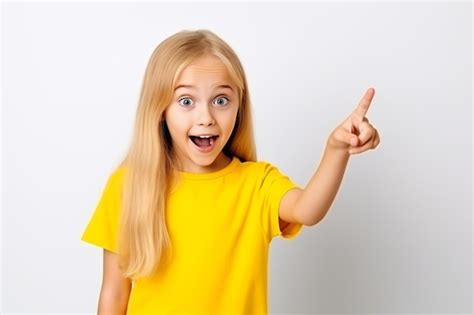 Premium AI Image The Joyful Journey Captivating The Curiosity Of An Enthralled Blonde Girl