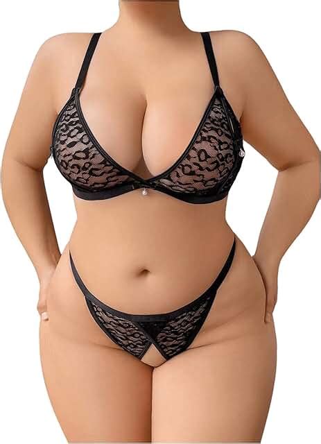 Amazon Plus Size Women S Lingerie Sets Women S Lingerie Clothing Shoes Jewelry