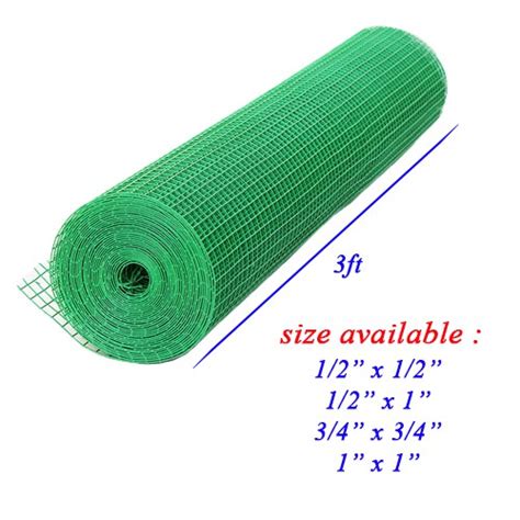 Green Pvc Coated Wire Mesh Green Netting Dawai Getah Hijau Green Pvc