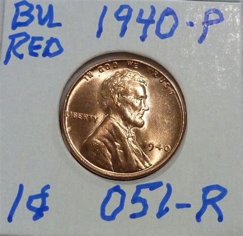 P Gem Bu Red Lincoln Wheat Cent R For Sale Buy Now Online