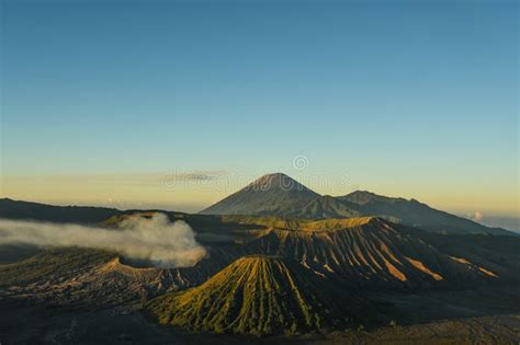 Mount Bromo Volcano Gunung Bromo East Java Indonesia Stock Image