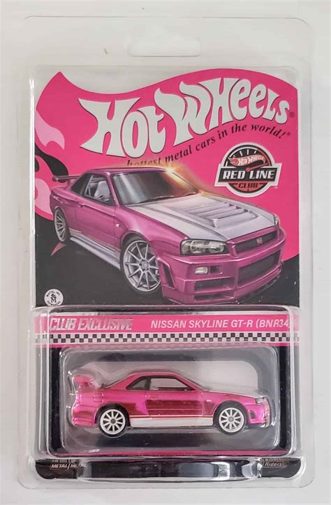 Hot Wheels Red Line Club Nissan Skyline GT R BNR34 Universo Hot Wheels