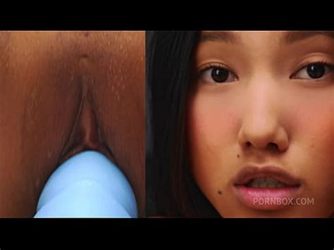 Real Life Hentai Joven asiática masturbación intensa con vibrador y consolador enorme HNT052