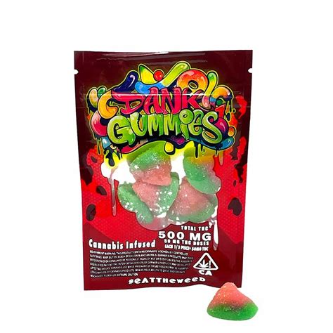 Dank Gummies 500mg Thc Watermelon Onestopbudshop