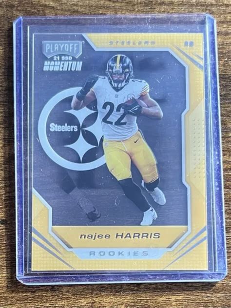 Panini Chronicles Najee Harris Playoff Momentum Recrue Rc Pmr