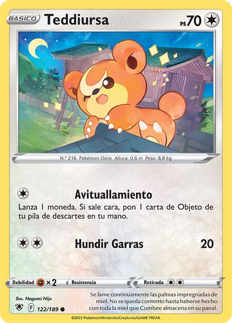 Teddiursa Resplandor Astral Tcg Wikidex La Enciclopedia Pokémon