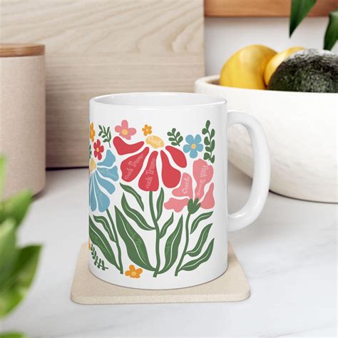 Subtle Fuck Trump Mug Subtle Fuck Trump Floral Mug Subtle Anti Trump Mug Feminist Tea Mug