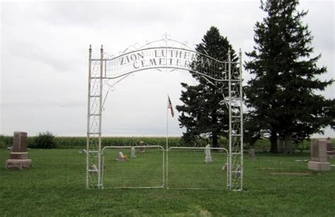 Zion Lutheran Cemetery dans George Iowa Cimetière Find a Grave