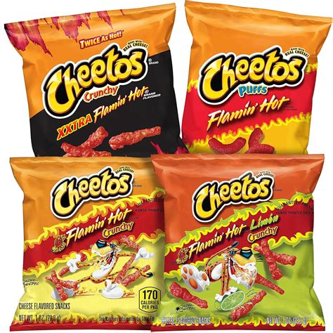 Cheetos Flamin Hot Mix Cheese Snacks Variety Uae Ubuy