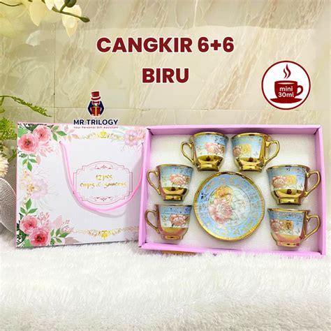 Jual Cangkir Teko Teapot Set In Hampers Gelas Teh Kopi Pot Gaya Eropa