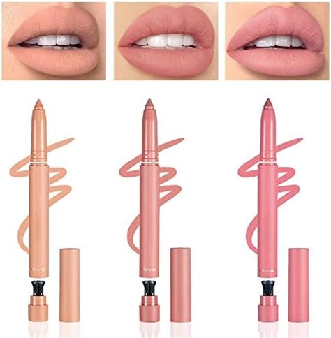 Amazon Suake Matt Nude Lipstick Lipliner Pack Set Colors Waterproof Crayon Longwear