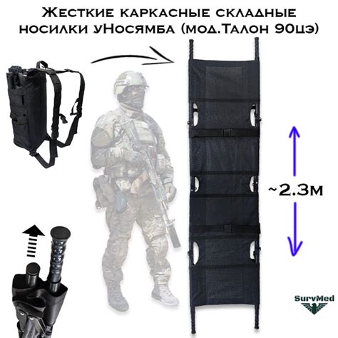 Жесткие каркасные складные носилки уНосямба (мод.Талон 90цэ ...