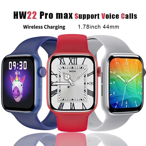 Buy HW22 Pro Max Smartwatch 44mm 1 78 Inch Full Screen Touch BT Calling