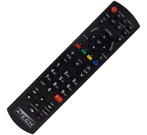 Controle Remoto Tv Led Panasonic Tnq B Netflix Mercadolivre