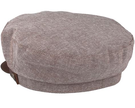 Fiddler Brown Flat Cap Brixton Caps