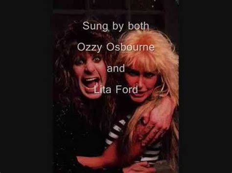 Close My Eyes Forever Lyrics Lita Ford Ozzy Osbourne YouTube