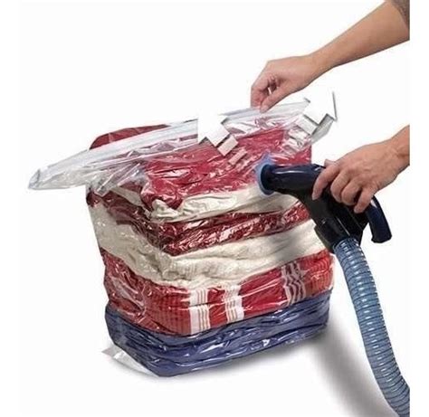 10 Saco À Vácuo Cobertor 50x60cm Para Viagem E Organizacao Frete grátis