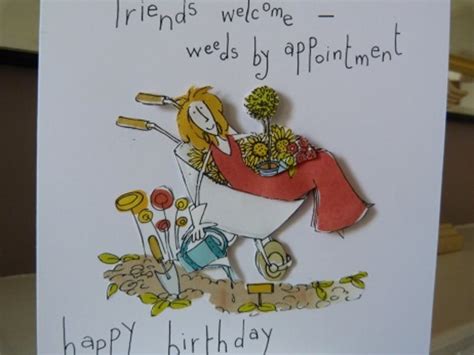 Funky Wheelbarrow Birthday Card Folksy