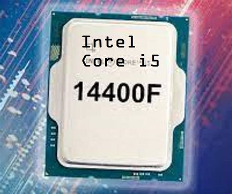 Intel Core i5-14400F CPU Raptor Lake Refresh Desktop Processor 10 cores ...