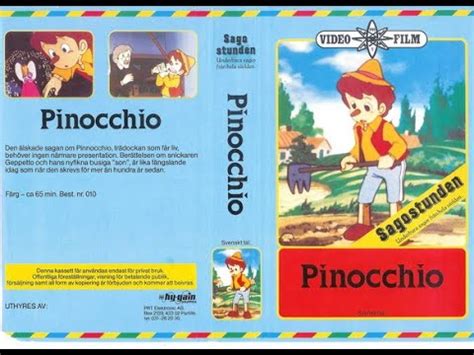 Sagostunden Pinocchio Vhs Svenskt Tal Youtube