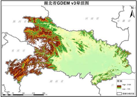 湖北省aster Gdem V3数字高程数据 中科超图地理云平台