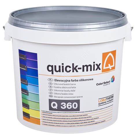QUICK-MIX Q360 Farba silikonowa elewacyjna 15L kolor biały | Sklep Budguru