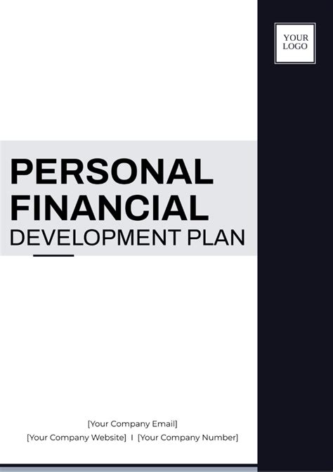personal financial development plan template  edit