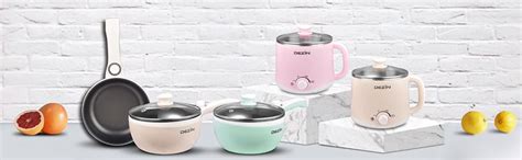 Amazon Dezin Electric Hot Pot Rapid Noodles Cooker Stainless Steel Mini Pot Liter