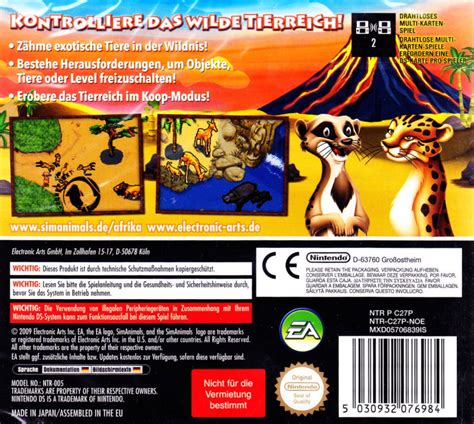 Simanimals Africa Images Launchbox Games Database