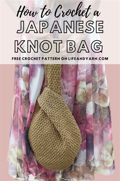 Free Japanese Knot Bag Crochet Pattern With Bold Shaping