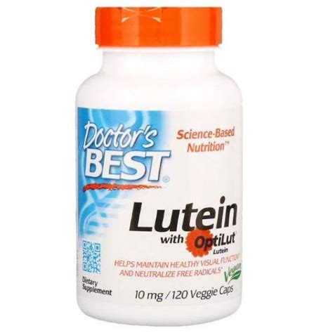 ᐉ Лютеин Doctor's Best Lutein with OptiLut 10mg 120 caps