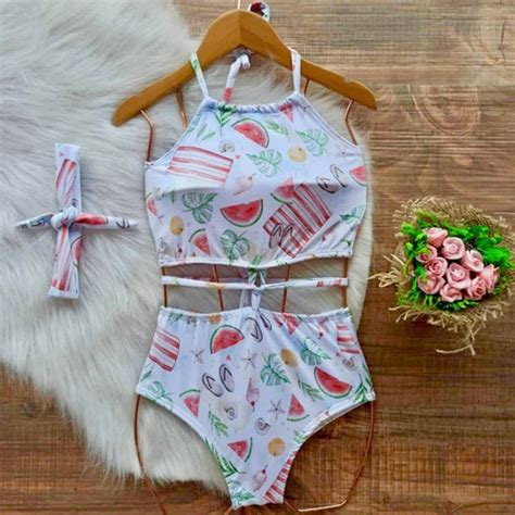 Biquini Bikini Infantil Moda Praia Parcelamento Sem Juros