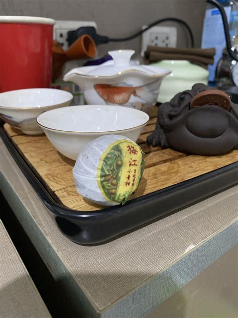 Tried some Xiao Qing Gan today! : r/tea